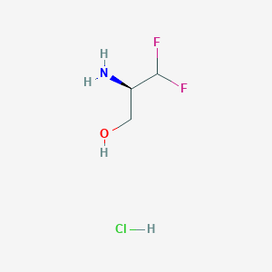 (2R)-2-amino-3,3-difluoropropan-1-ol hydrochloride