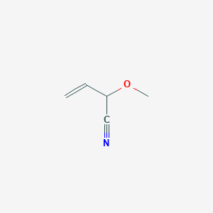 molecular formula C5H7NO B6601255 2-methoxybut-3-enenitrile CAS No. 81122-96-5