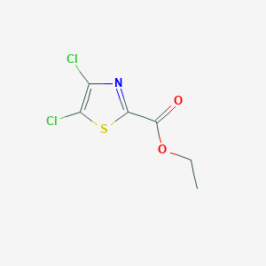 molecular formula C6H5Cl2NO2S B6601262 ethyl 4,5-dichloro-1,3-thiazole-2-carboxylate CAS No. 79807-38-8