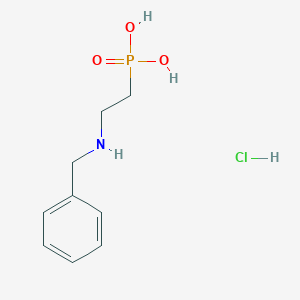 molecular formula C9H15ClNO3P B6601264 [2-(benzylamino)ethyl]phosphonic acid hydrochloride CAS No. 122954-42-1