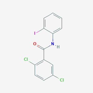 molecular formula C13H8Cl2INO B6601296 2,5-dichloro-N-(2-iodophenyl)benzamide CAS No. 328283-72-3