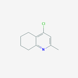 molecular formula C10H12ClN B6601303 4-chloro-2-methyl-5,6,7,8-tetrahydroquinoline CAS No. 18005-13-5