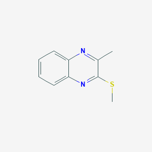 molecular formula C10H10N2S B6601315 2-Methyl-3-(methylsulfanyl)quinoxaline CAS No. 78677-13-1