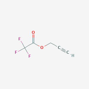 molecular formula C5H3F3O2 B6601321 prop-2-yn-1-yl 2,2,2-trifluoroacetate CAS No. 7556-82-3