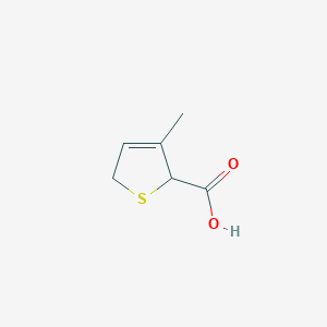 molecular formula C6H8O2S B6601329 3-methyl-2,5-dihydrothiophene-2-carboxylic acid CAS No. 81292-72-0