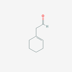 molecular formula C8H12O B6601337 2-(cyclohex-1-en-1-yl)acetaldehyde CAS No. 42370-81-0