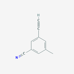 molecular formula C10H7N B6601350 3-ethynyl-5-methylbenzonitrile CAS No. 2353742-62-6