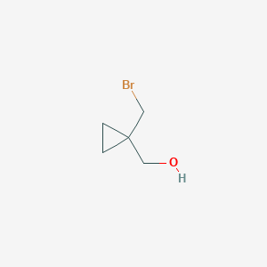 molecular formula C5H9BrO B6601358 [1-(bromomethyl)cyclopropyl]methanol CAS No. 81469-27-4