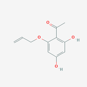 molecular formula C11H12O4 B6601414 1-[2,4-dihydroxy-6-(prop-2-en-1-yloxy)phenyl]ethan-1-one CAS No. 76609-35-3