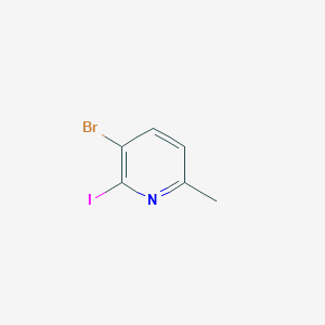 molecular formula C6H5BrIN B6601463 3-bromo-2-iodo-6-methylpyridine CAS No. 1227577-30-1
