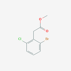 molecular formula C9H8BrClO2 B6601495 methyl 2-(2-bromo-6-chlorophenyl)acetate CAS No. 1069115-38-3