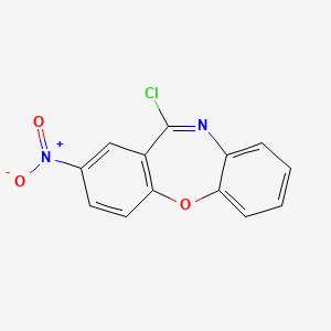10-chloro-13-nitro-2-oxa-9-azatricyclo[9.4.0.0,3,8]pentadeca-1(15),3,5,7,9,11,13-heptaene