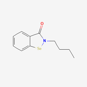 molecular formula C11H13NOSe B6601551 2-butyl-2,3-dihydro-1,2-benzoselenazol-3-one CAS No. 60940-32-1