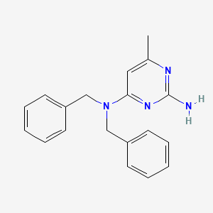 N4,N4-dibenzyl-6-methylpyrimidine-2,4-diamine