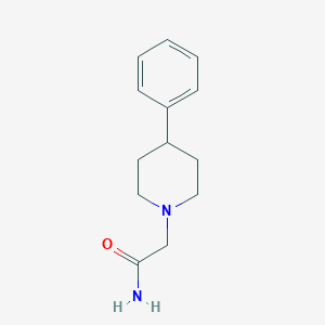 molecular formula C13H18N2O B6601611 4-Phenyl-1-piperidineacetamide CAS No. 84863-82-1