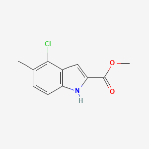 B6601624 methyl 4-chloro-5-methyl-1H-indole-2-carboxylate CAS No. 1857296-40-2
