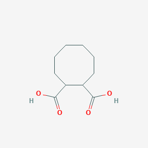 molecular formula C10H16O4 B6601639 cyclooctane-1,2-dicarboxylic acid, Mixture of diastereomers CAS No. 91057-87-3