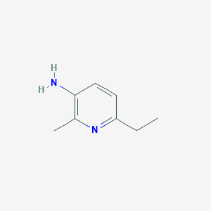 molecular formula C8H12N2 B6601657 6-ethyl-2-methylpyridin-3-amine CAS No. 1851625-95-0
