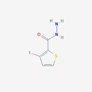 molecular formula C5H5IN2OS B6601681 3-iodothiophene-2-carbohydrazide CAS No. 1866542-24-6