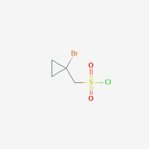 (1-bromocyclopropyl)methanesulfonyl chloride