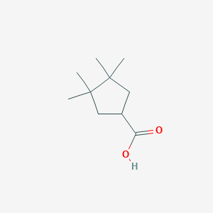 molecular formula C10H18O2 B6601708 3,3,4,4-tetramethylcyclopentane-1-carboxylic acid CAS No. 1935439-93-2
