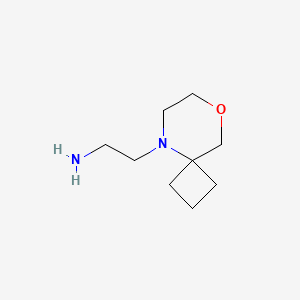2-{8-oxa-5-azaspiro[3.5]nonan-5-yl}ethan-1-amine