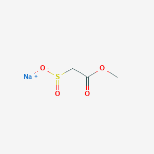 molecular formula C3H5NaO4S B6601740 sodium 2-methoxy-2-oxoethane-1-sulfinate CAS No. 1866983-18-7