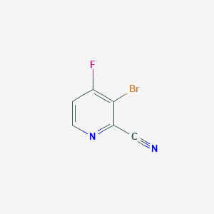molecular formula C6H2BrFN2 B6601777 3-bromo-4-fluoropyridine-2-carbonitrile CAS No. 1806849-56-8