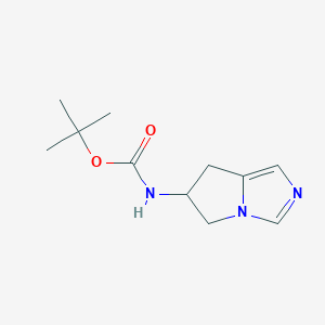 tert-butyl N-{5H,6H,7H-pyrrolo[1,2-c]imidazol-6-yl}carbamate