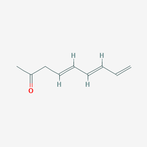 molecular formula C9H12O B6601841 nona-4,6,8-trien-2-one CAS No. 16326-94-6