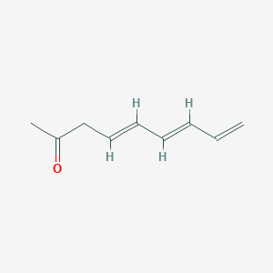 molecular formula C9H12O B6601841 壬-4,6,8-三烯-2-酮 CAS No. 16326-94-6