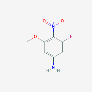 3-fluoro-5-methoxy-4-nitroaniline