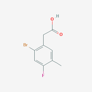 2-(2-bromo-4-fluoro-5-methylphenyl)acetic acid