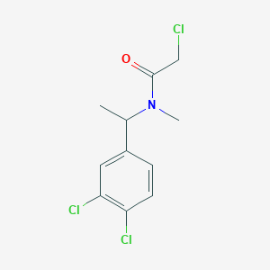 2-Chloro-N-[1-(3,4-dichlorophenyl)ethyl]-N-methylacetamide