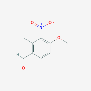 4-methoxy-2-methyl-3-nitrobenzaldehyde