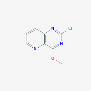 molecular formula C8H6ClN3O B6601889 2-chloro-4-methoxypyrido[3,2-d]pyrimidine CAS No. 2092326-69-5