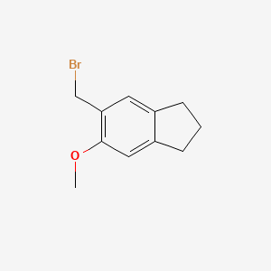 5-(bromomethyl)-6-methoxy-2,3-dihydro-1H-indene