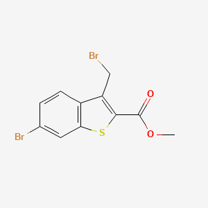 methyl 6-bromo-3-(bromomethyl)-1-benzothiophene-2-carboxylate