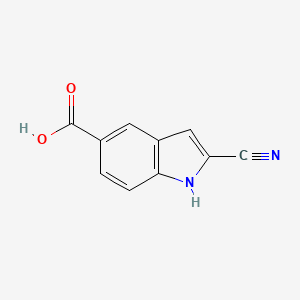 2-cyano-1H-indole-5-carboxylic acid