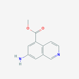 molecular formula C11H10N2O2 B6601964 methyl 7-aminoisoquinoline-5-carboxylate CAS No. 2091644-81-2