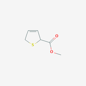 molecular formula C6H8O2S B6601995 methyl 2,5-dihydrothiophene-2-carboxylate CAS No. 74373-07-2
