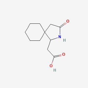 2-{3-oxo-2-azaspiro[4.5]decan-1-yl}acetic acid