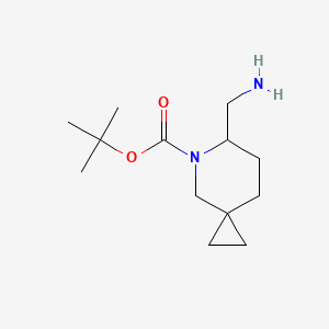 tert-butyl 6-(aminomethyl)-5-azaspiro[2.5]octane-5-carboxylate