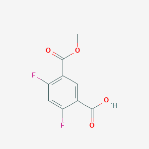 2,4-difluoro-5-(methoxycarbonyl)benzoic acid