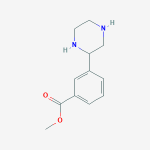 methyl 3-(piperazin-2-yl)benzoate