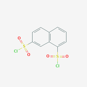 molecular formula C10H6Cl2O4S2 B6602053 naphthalene-1,7-disulfonyl dichloride CAS No. 3623-59-4