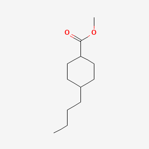 molecular formula C12H22O2 B6602058 methyl (1s,4r)-4-butylcyclohexane-1-carboxylate, trans CAS No. 80361-60-0