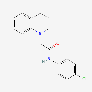 N-(4-Chlorophenyl)-2-(3,4-dihydroquinolin-1(2H)-yl)acetamide