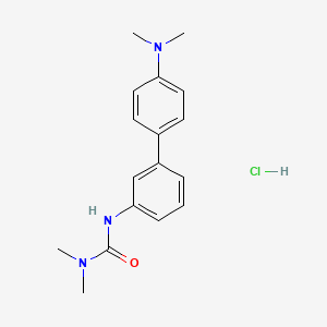 molecular formula C17H22ClN3O B6602097 1-[4'-(dimethylamino)-[1,1'-biphenyl]-3-yl]-3,3-dimethylurea hydrochloride CAS No. 2126160-45-8
