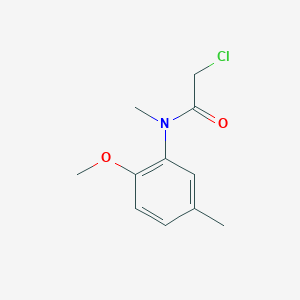 2-Chloro-N-(2-methoxy-5-methylphenyl)-N-methylacetamide